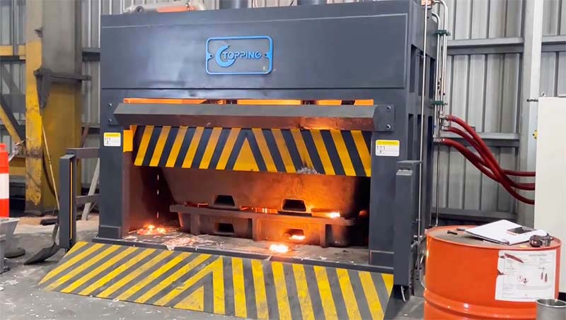 Aluminum dross press system 2 Aluminum dross press system 2
